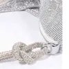 Sagni per le spalle da sera da sera Designer Knot Fashion Knot Rhinestones 2022 Crystal Diamonds ascarpe per la cena 220331