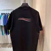 Designer Balanciagas T Shirt Spring And Summer New Fashion Wave Short Sleeve Mens And Womens Same Style Loose And Versatile Casual Balenciga balenciagas