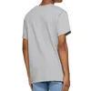 Утка-флеш-печатная футболка черная серая мода Женская футболка негабаритная стиль хип-хоп fztx1195