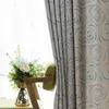 Curtain & Drapes Modern Double-sided Sanding Blackout Fabric Curtains For Living Room Bedroom Thermal Insulated Window Treatment Drape Door