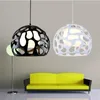 Lampes suspendues Protection des yeux Lustre en verre Plafond en fer forgé Suspension pour chambre à coucher Salle à manger Tête unique Rénovateur de maisonPendentif