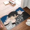 Tapis Yaoi Gay Paillasson Chambre Imprimé Doux Salon Balcon Tapis Japon Anime Absorbant Tapis De Sol Porte Pied Pad