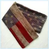 Scarves Vintage American Flag Infinity Scarf 4th Of July USA Flags Big Size Soft Hijab Pashmina Shawls Girls Accessories A0499