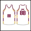 Basketball jerseys heren vrouwen jeugd 2022 buiten sportkleding gestikt logo's vvv01011