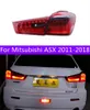 Auto Styling Rücklicht Für Mitsubishi ASX Taillamp 20 11-20 18 LED Nebel Lichter Tagfahrlicht DRL tuning Auto Zubehör RVR Rückleuchten