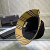 2022 Designer Bucket Hat Casquette Classic Street Hats Stripe Plaid Patchwork Letter Design Caps for Man Woman 3 Color Top Quality