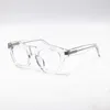 Модные оправы для солнцезащитных очков Япония ручной работы Италия Ацетатные очки с прозрачными линзами Полная оправа 1960-х годовFashion256D