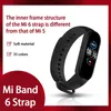 Smart armbanden M6 Watch Vervangbare polsband TPU Solid Color Replacement Polsband