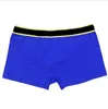 5st Herrunderkläder Brevtryckta Boxershorts Mjuka Boxershorts Kalsonger 3D Pouch Shorts Trosor För Man