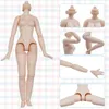 YUMMON Blyth Doll Custom Joint Body 30cm 16 BJD Doll Toy Ball Jointed Nude Shiny Face Toys for Children 220816