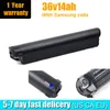 Réaction Eel Mini Pro Electric Bike Li-ion Batterie 48V 36V 14AH Batterie intégrée pour Ride1Up Ebike