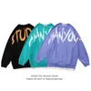 Moishe Tide Lake Blue Boys 'Sweater Lazy Wind Loose Ins Guochao 브랜드 대형 커플 재킷