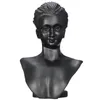 Sacchetti per gioielli, borse Manichino in resina nera 3D BUST Lady Figure Display Collana Orecchino