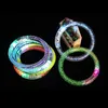 Jouets lumineux LED, Bracelet clignotant en acrylique, fournitures de fête, cadeaux pour enfants 2842296i207D8763676