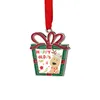 Party Favor Sublimation Blank Christmas Tree Decoration Pendant DIY Christmas Ornament