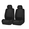 Capas de assento de carro 1Pair respirável capa Four Seasons Universal Front com Acessórios para apoio de cabeça de cabeça