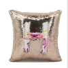 Sermaid oreiller couverture couverture coussine coussin de sublimation coussin de coussin taie d'oreiller décoratif coussin décoratif qui change de cadeaux de couleur GCA13261