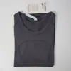 Lu Lu NWT Camiseta deportiva para mujer Ropa Fiess Mujer Camisas de entrenamiento de manga corta Camisetas de gimnasio Ropa activa Ropa de yoga Top para mujer Yoga para mujer