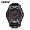 Relogio masculino CURREN 8225 Watch Men Military Quartz Watch Mens Top Brand Luxury Leather Sports Wristwatch Date Clock 8225