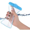 Waterproof Swimming Bag Cell Phone Cases Luminous Cover Universal For 3.5-6.8 Inch iPhone 14 13 12 Mini Pro Max X XS XR Smartphone Beach Swim Diving Clear Protective Pouch