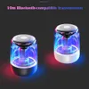 C7 Mini Wireless Wired Bluetooth Compatible 5.0 Speaker Kit Portable Outdoor Sound Led Light Intelligent Noise Reduction