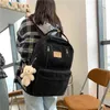 NXY Mochilas escolares Julyccino Multifunción Doble Cremallera Mujeres Mochila Adolescente Niñas Laptop Estudiante Bolso de Hombro Estilo Coreano Mochila 220802