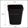 Jardinières Pots Fournitures De Jardin Patio Pelouse Maison Mini Fleur Carré En Plastique Plantation Jardinage Planteur Pépinière 7 Sortes De Couleur Goutte Livrer