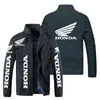 Honda Motor Racing Jacket 2022 Vår Höst Ny bilvinge Skriv ut Män Casual Windbreaker Biker Coats