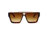 Latest Fashion Men Sunglasses Sunshade glasses Leopard Head Composite Metal Rimless Optical Frame Classic Rectangle Square Gold Luxury Sunglasses for women 866