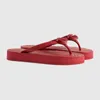 Emblematiska mönster tofflor dam chevron string sandal skor dam strand slip on slides lyx designer flip flops sandal 35-42