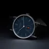 En Yeni Nomos 8mm Dial Luxury Mens Saatler Bağımsız Saniyeler Çelik Kılıf Deri Saat Kalitesi Bilek Swatches248k