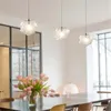 Anhänger Lampen Nordic Lichter Kreative Glas Hängen Licht Für Wohnzimmer Dekor Kronleuchter Bar Loft Schlafzimmer Nacht Led FixturesPendant
