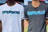 GlnMit 2021 Danville Otterbots Minor League Baseball Jersey Custom Any Name Number All Stitched White Dark Gray S-XXXL