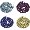 8MM Druzy Agate Crystal Round Beads (48PCS ) Dursy Quartz Organic Gemstone Spherical Energy Stone Healing Power for Jewelry Bracelet Mala Necklace Making 1 Srands