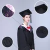 Clothing Sets School Uniform Cosplay Japanese JK Student Graduation Gown Cap University Bachelor Robe Tassel Hat SetClothing