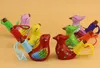 Handgefertigte Keramikpfeife Niedlicher Stil Vogelform Kind Partybevorzugung Geschenk Neuheit Vintage Design Wasser Ocarina für Kinder Spielzeug BBA13428