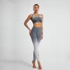 Seamless Tie Dye Yoga Set Fitness Suit Bar Sport Outfit Kvinnor Sportkläder Träning Kläder för Kvinna Gym Kläder Atletisk Slitage 220330