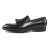 Business 9129 Mens Leather Dress Slip On Tassel Italian Designer Formal For Wedding Oxfords Shoes