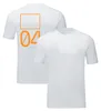 2022F1 Drużyny T-shirt Formuła pierwsza kombinezon wyścigowy T-shirt T-shirt Męskie samochody z krótkim rękawem