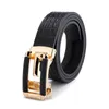 Classic Belt Men's Mark Nome Designer Belt Belt Luxury Men's Genuine Leather Strap Luz de fivela Fashion Gold and Silver