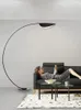 플로어 램프 디자이너 현대 램프 단순한 창조 분위기 가벼운 거실 연구 장식 장식 낚시 스탠딩 플로어