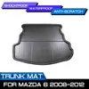 Pour Mazda 6 2008 2009 2010 2011 2012 tapis de sol de voiture tapis coffre arrière Anti-boue couverture H220415