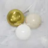 162 adet Beyaz Kum Altın Balonlar Arch Garland Retro Renk Doğum Günü Düğün Bebek Duş Parti Backdrop Dekor 220329