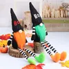 Halloween imprezowe ozdoby boo hat długie nogi lalki bez twarzy czarne czarownice halloween gnomes lalki pluszowe zabawki