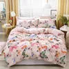 Simple Matte Aloe Cotton Four Piece Quilt Cover Bed Single Bedding Dormitory Three Piece Bedding Set