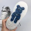 Unisexe Gradient K Designer Qualité Enfants Basketball Garçons Et Filles Chaussures Jeu Royal Baskets Rose Bleu Gris Fluorescent Vert Chaussure De Bébé Avec Taille 26-35