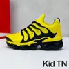 TN Plus Kids Shoes Boys Girls Shoes Yellow Sea Triple Black White Multicolor Voltage Purple Athletic Trainers Outdoor Sneakers Size 24-35