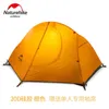 Naturehike Single Travel Cycling Backpack Tent Ultralight 20D/210T para uma pessoa acampar para caminhada de mochila H220419