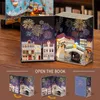 DIY Book Nook Dollhouse Kit Tiny House Miniature Elements Zestawy budowlane drewniane meble do lalki aldult prezenty dla dzieci zabawki