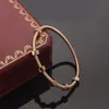 2022 Brand New Six Screw Love Bangle Bracelet Fashion Luxury Couple Bracelet for Men&Women Classic Stainless Steel Designer Bracelets Jewelry